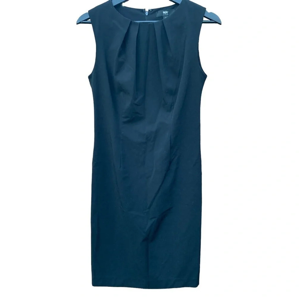 Mossimo women's size 4 black dress with pleated neck